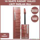 Maybelline New York Super Stay Vinyl Ink Long Lasting Liquid Lipstick - 16 Hour Wear, High Shine Finish, Smudge Resistant