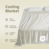Kasentex Cooling Breathable Blanket - Silky Soft Lightweight Blanket for Hot Sleepers