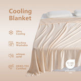 Kasentex Cooling Breathable Blanket - Silky Soft Lightweight Blanket for Hot Sleepers
