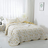 Kasentex Reversible Lightweight Cotton Floral Bedding Set Twin/Queen/King - Comfortable Home Bedding