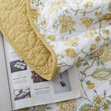 Kasentex Reversible Lightweight Cotton Floral Bedding Set Twin/Queen/King - Comfortable Home Bedding