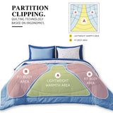Kasentex Reversible 5/7pc Lightweight Bedding Set - Comfortable Home Bedding