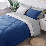 Kasentex Reversible 5/7pc Lightweight Bedding Set - Comfortable Home Bedding