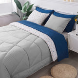 Kasentex Reversible 5/7pc Lightweight Bedding Set - Comfortable Home Bedding
