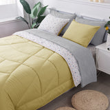 Kasentex Reversible 5/7pc Lightweight Bedding Set - Comfortable Home Bedding