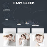 Kasentex Cotton Bed Pillow - Comfort Sleeping Pillow, White