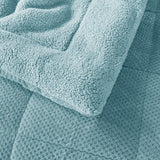 Kasentex Reversible All-Season Plush Comforter Set Twin/Queen/King - Warm Plush Bedding for Winter