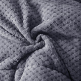 Kasentex Reversible All-Season Plush Comforter Set Twin/Queen/King - Warm Plush Bedding for Winter