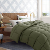 Kasentex Reversible All-Season Comforter Twin/Queen/King - Cozy Down Alternative Bedding