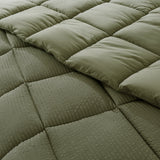 Kasentex Reversible All-Season Comforter Twin/Queen/King - Cozy Down Alternative Bedding