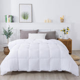 Kasentex Reversible All-Season Comforter Twin/Queen/King - Cozy Down Alternative Bedding