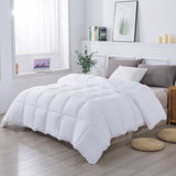 Kasentex Reversible All-Season Comforter Twin/Queen/King - Cozy Down Alternative Bedding