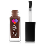 LYKD Dark Choco Nail Polish: Durable, Highly Pigmented, Easy Application for Manicures & Pedicures