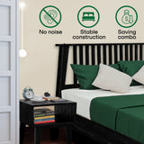 [Buy 1 Get 1] Kaylin Solid Wood Bed Frame & Nightstand
