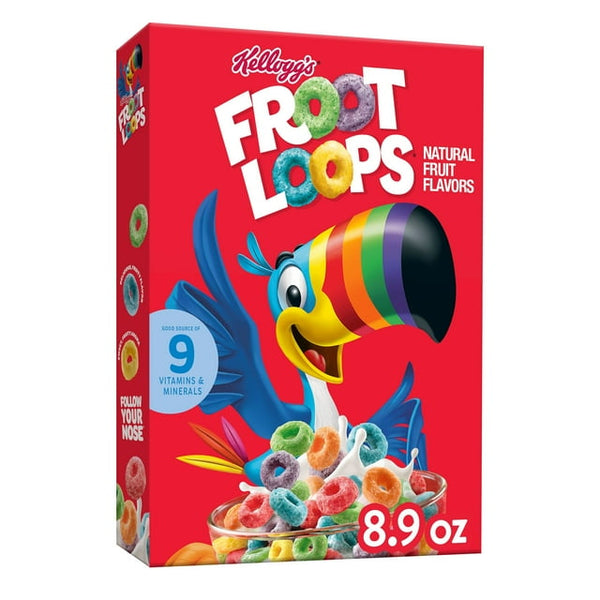 KELLOGG'S FROOT LOOPS CEREAL