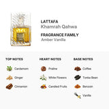Khamrah Qahwa By Lattafa For Men 3.4 oz EDP Spray
