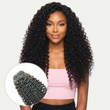 Kinky Curly Clip-In 100% Human Hair Extensions