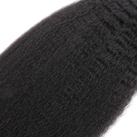 Kinky Straight Bulk 100% Human Braiding Hair
