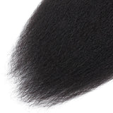 Kinky Straight Bulk 100% Human Braiding Hair