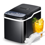 Ice Makers Countertop,26.5Lbs/24H,Self-Cleaning Portable Ice Maker Machine with HandleZ4701