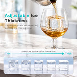 Kismile Clear Square Ice Cubes Maker 58003RIM0