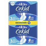 Orkid Ultra Extra Night Pads Leakage Protection 12 Count