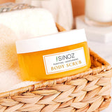 Sinoz Gold Aura Body Scrub - Exfoliating Sea Salt Scrub for Smooth, Moisturizing Skin - Natural Oils & Vitamin E