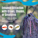 Reaction Tackle Lead Flipping Jigs- 3-PACK