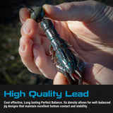 Reaction Tackle Lead Swing Football Jigs - 5-PACK