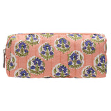 Eklips Quilted Cosmetic Bag - Small Makeup Bag Organizer for Travel, Stylish Pencil Case Design - Assorted Styles