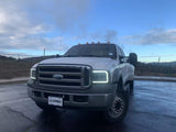 AlphaRex 05-07 Ford Super Duty/Excursion NOVA-Series LED Projector Headlights Alpha-Black