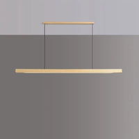 LINDÖ Wood Dimmable Linear Pendant Light | 3CARATS