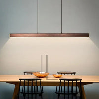 LINDÖ Wood Dimmable Linear Pendant Light | 3CARATS