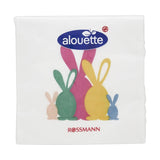 Alouette Spring Rabbit Family Cocktail Napkins 20-Pack