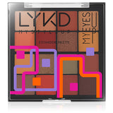 LYKD Eyeshadow Palette - 16 Pigmented, Blendable Colors for Stunning Eye Makeup - Matte, Shimmer, and Long-Lasting Shades
