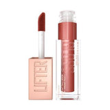 Maybelline Lifter Gloss: Hyaluronic Acid Moisturizing Lip Gloss - Rust 016 | Non-Sticky, Plumping Hydration for Fuller, Lifted Lips