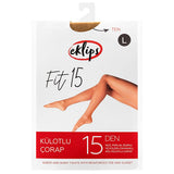 Eklips Nude Pantyhose Comfortable Sheer Tights Size L
