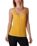 Ultra Flirt Juniors Henley Tank Top