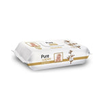 Pure Cotton Wet Wipes Gentle Daily Cleansing 90 Count
