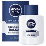 Nivea Men Protect & Care After Shave Balm - Soothing Moisturizing Post-Shave Skincare for Men with Vitamin E