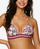 Hula Honey Juniors Crossed Paths Triangle Bikini Top, Size Medium