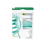 Garnier Hyaluronic Aloe Vera Hydrating Face Mask - Refreshing & Revitalizing Sheet Mask for Dry Skin, Intense Moisture & Soothing Comfort