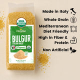 L’Oro Del Sud, Organic Bulgur Wheat, USDA Certified, 3.3 lb (1.5 kg)