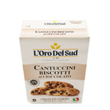 L'Oro Del Sud Cantuccini Biscotti with Chocolate – Authentic Italian Almond Cookies, 6.35 oz