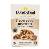 L'Oro Del Sud Cantuccini Biscotti with Chocolate – Authentic Italian Almond Cookies, 6.35 oz