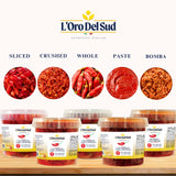 L'Oro Del Sud, Whole Calabrian Chili Peppers in Oil, 2.2 lb (1 kg)