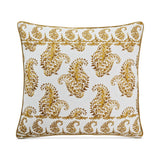 Lacourte 20 x 20 Timara Yellow Embroidered Decorative Pillow