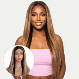 Raw Layla Glueless 5x5 HD Lace Professionally Colored 100% Human Hair Closure Wig
