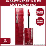 Maybelline New York Super Stay Vinyl Ink Liquid Lipstick - Long-Lasting, Smudge-Proof, High-Gloss Lip Color