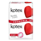 Kotex Ultra Long Sanitary Pads with Leak Protection, 12 Count